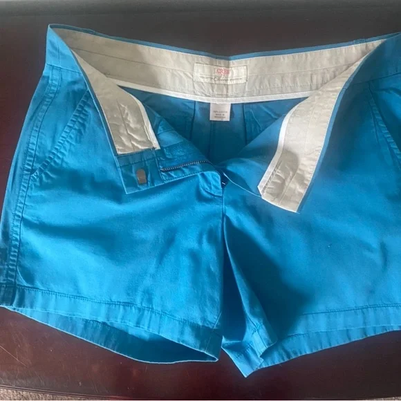 J.Crew Women’s Broken In 5’ Chino Shorts Dark Ocean Blue Size 8. - Picture 14 of 15